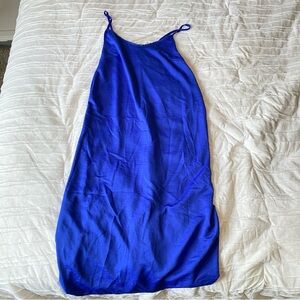 Royal Blue midi dress